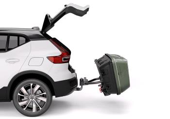 Box na tažné zařízení Hapro Boxer L420 Sage Green