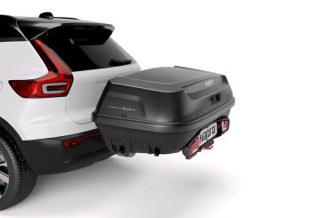 Box na tažné zařízení Hapro Boxer L420 Hexagon Black