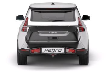 Box na tažné zařízení Hapro Boxer M340 Hexagon Black