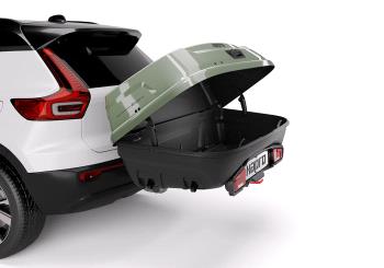 Box na tažné zařízení Hapro Boxer L420 Sage Green